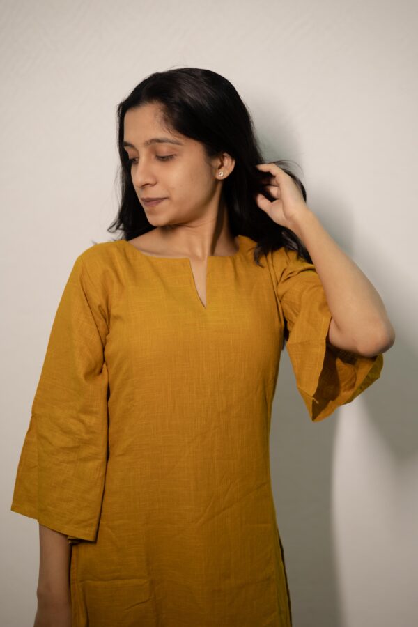 UJAAS COORD | Yellow bell Sleeved Co-ord Set