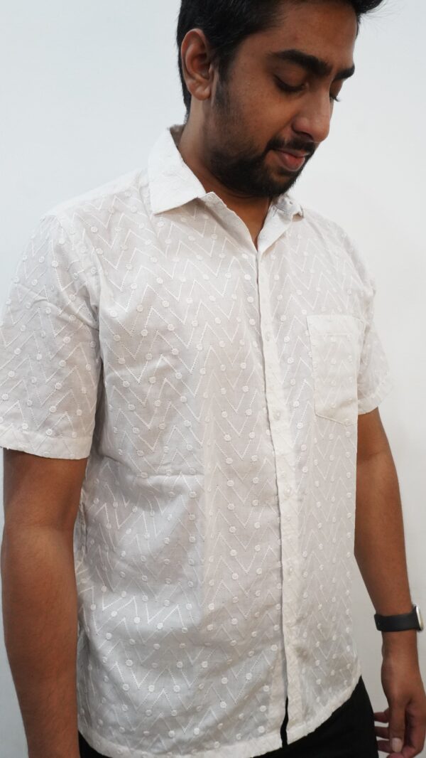 NOOR SHIRT | Chikankari Cotton Shirt