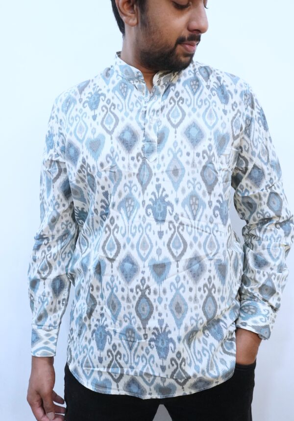 VIR SHORT KURTA | Ikkat Short Kurta