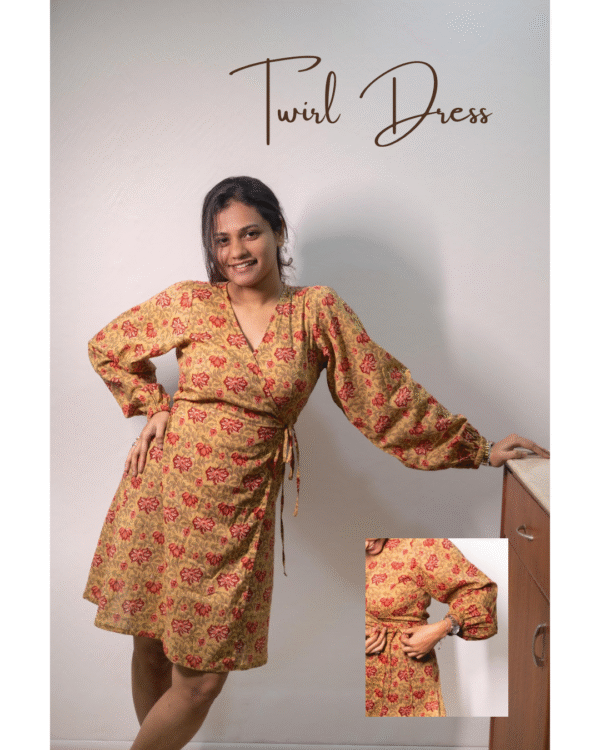 TWIRL | Floral Wrap Dress